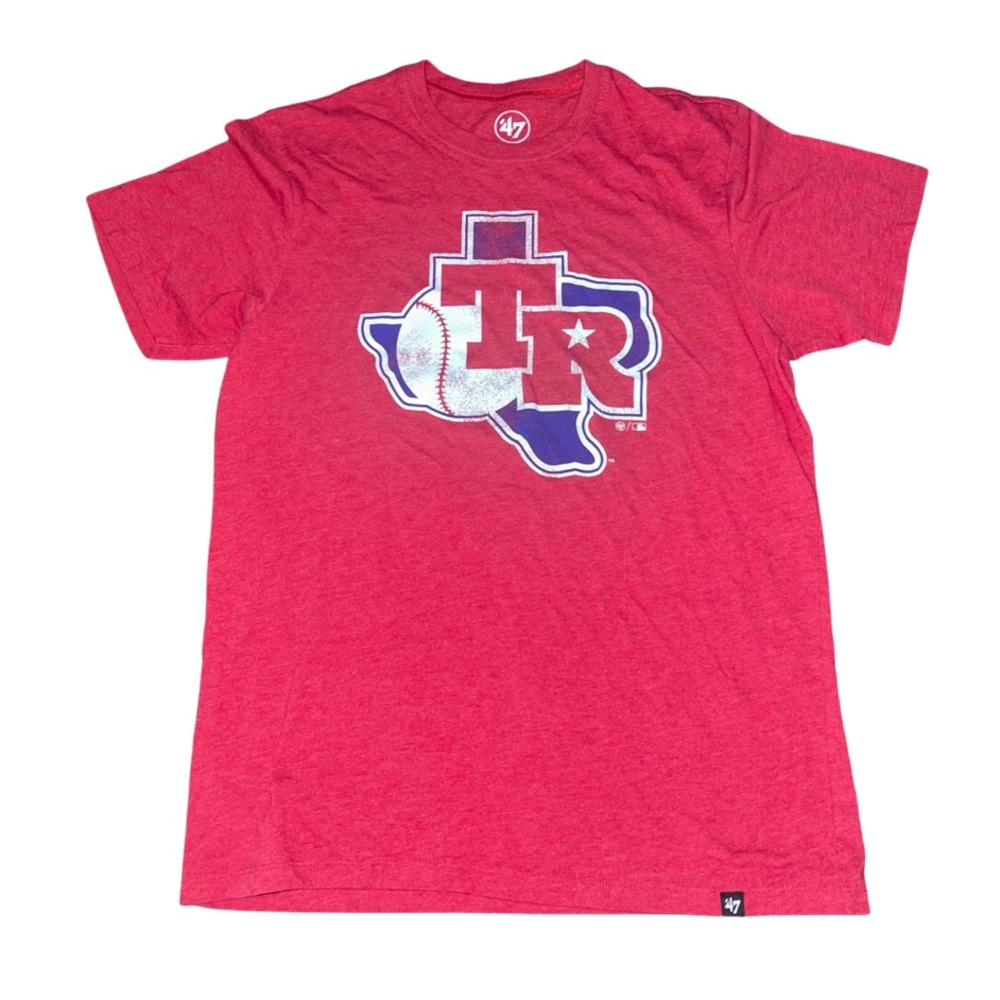 Texas Rangers Baseball Vintage Logo T-Shirt: Adult Medium: American League